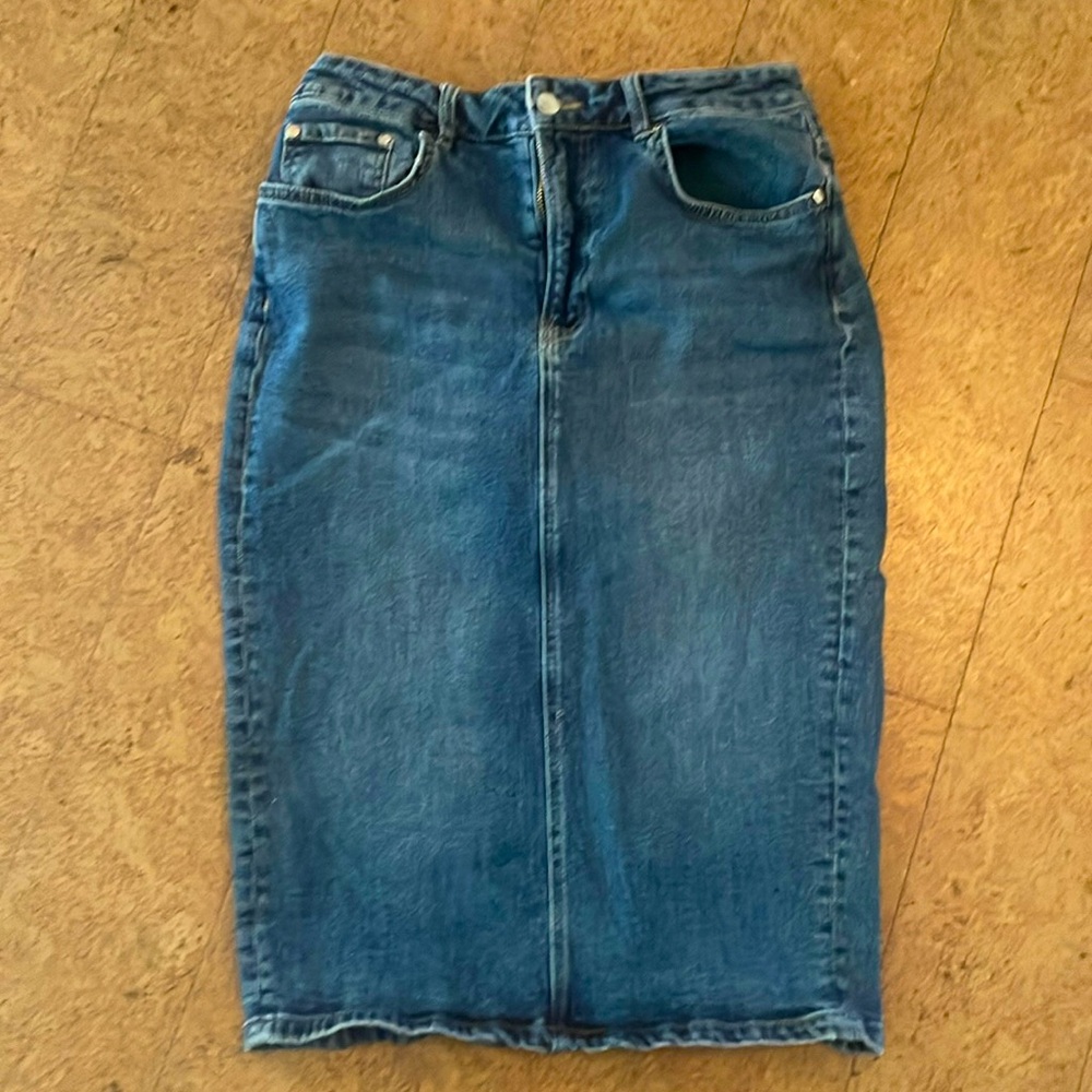Anthropolgie Jean Skirt